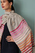 Golden Wings Fine Wool Silk Stripe
